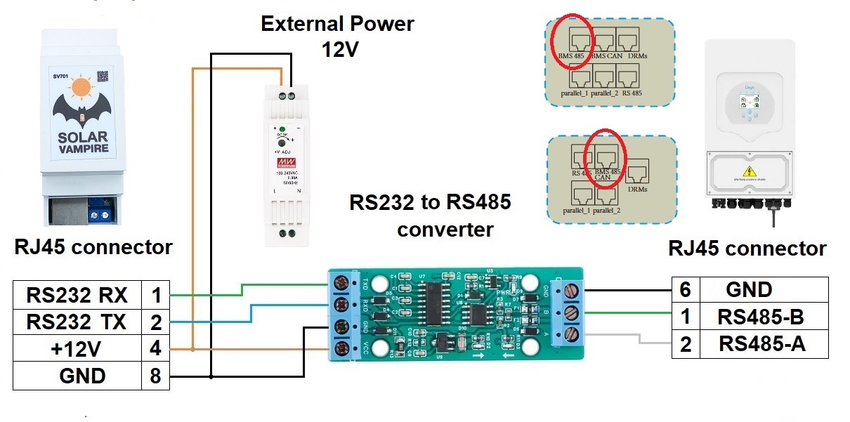 Deye1 connection diagram