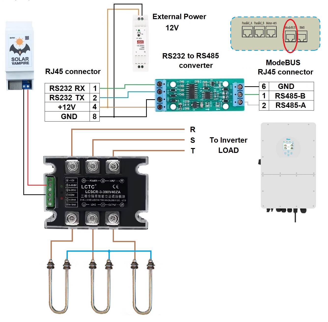Deye3 connection diagram