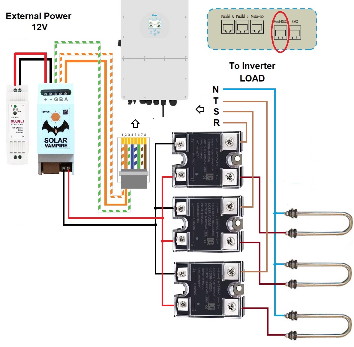 Deye33 connection diagram