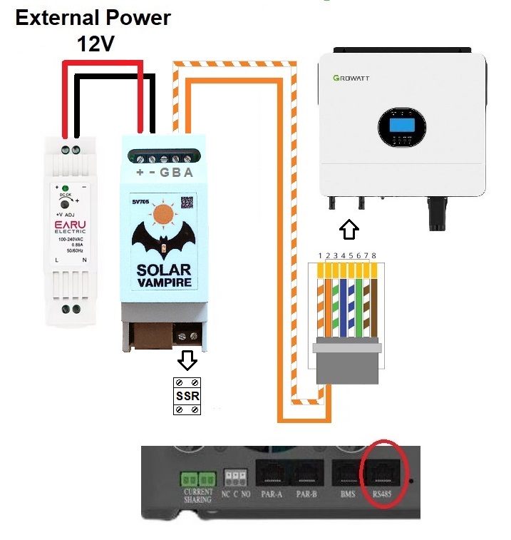 Growatt connection diagram